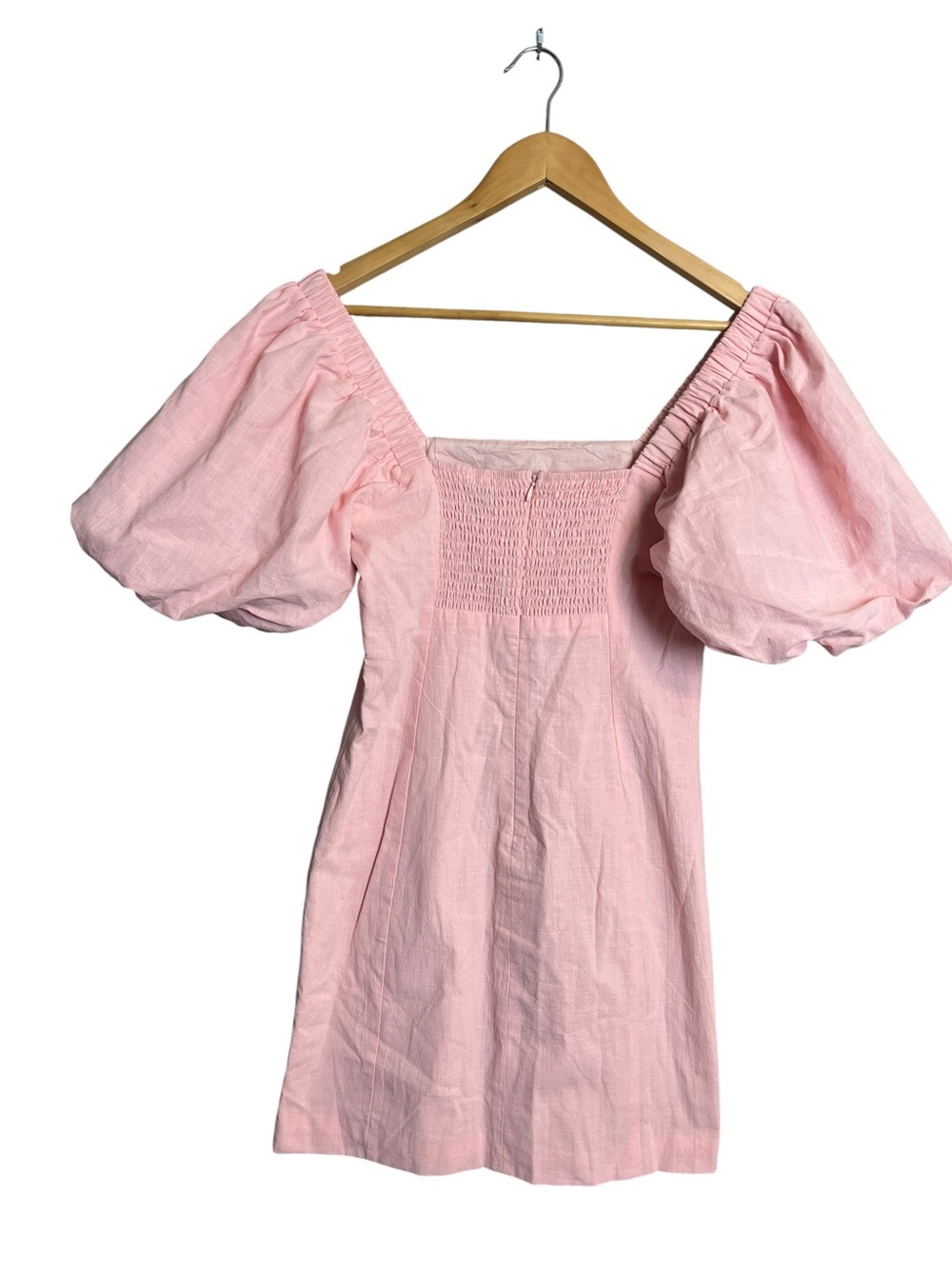 NWT SNDYS Everyday Tuscany Dress in Baby Pink Mini Length Size M - Picture 6 of 11